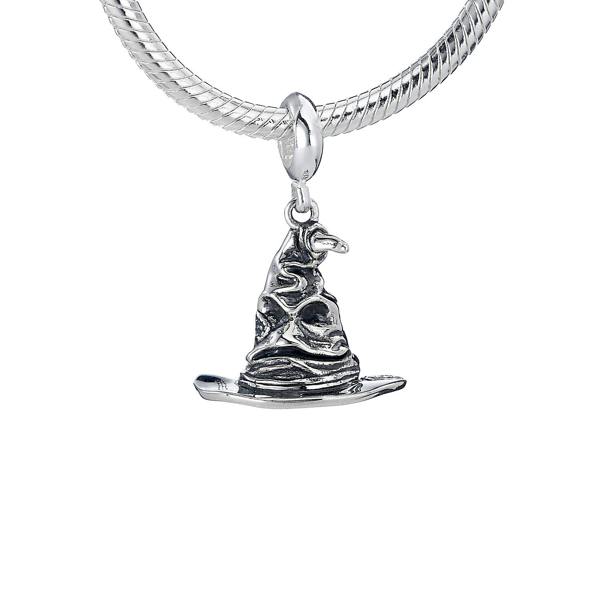 Harry Potter sterling silver sorting hat slider charm