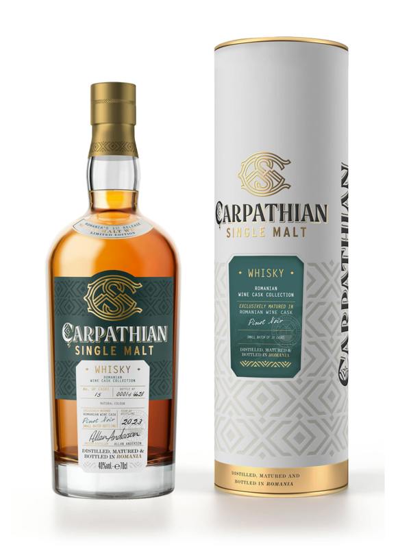Carpathian Pinot Noir Single Malt Whisky 700ml 40% ABV