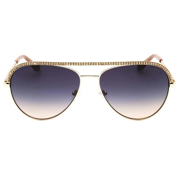 Guess Gu00271 32B Gold / Gradient Smoke Sunglasses Female 60X15X140 One Size