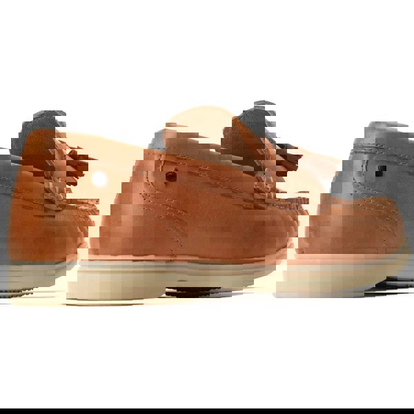 Base London Bonito Leather Men's Burnt Tan Loafers