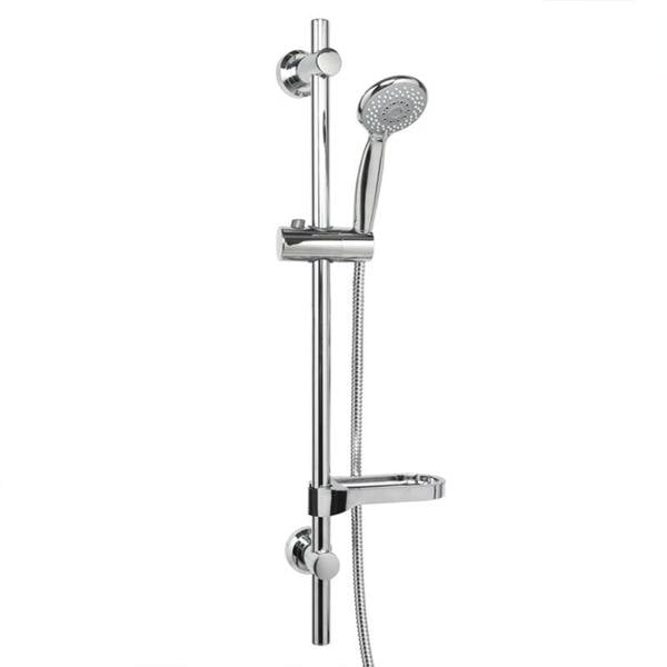 Havendro Adjustable Shower Slider Rail Riser Kit with Soap Holder Hose and Shower Head Set