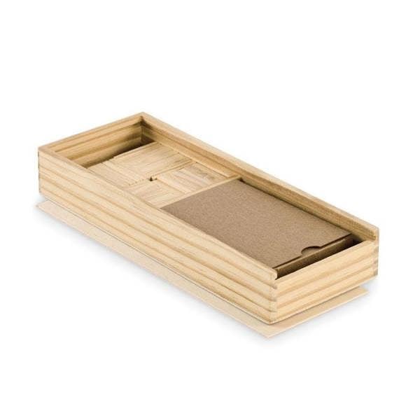 MidOcean Domi & Cards Domino And Card Set - Wood - 