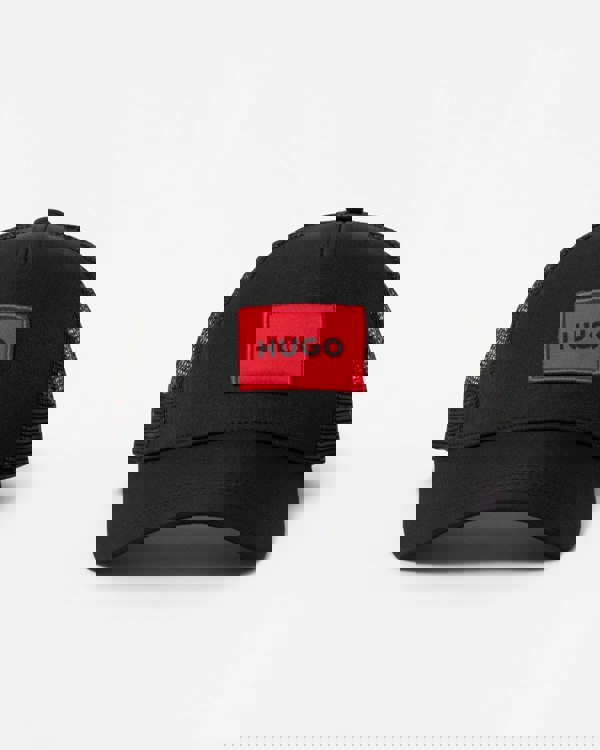 HUGO Kody Mens Logo Patch Cap - Black 001