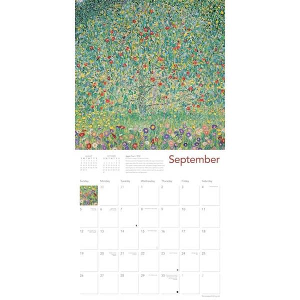 Gustav Klimt, Landscapes Calendar 2027, Wall Calendars, Month To View, Art, Gift
