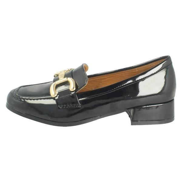Spot On Ladies Spot On Loafers Low Heeled Shoes F90156
