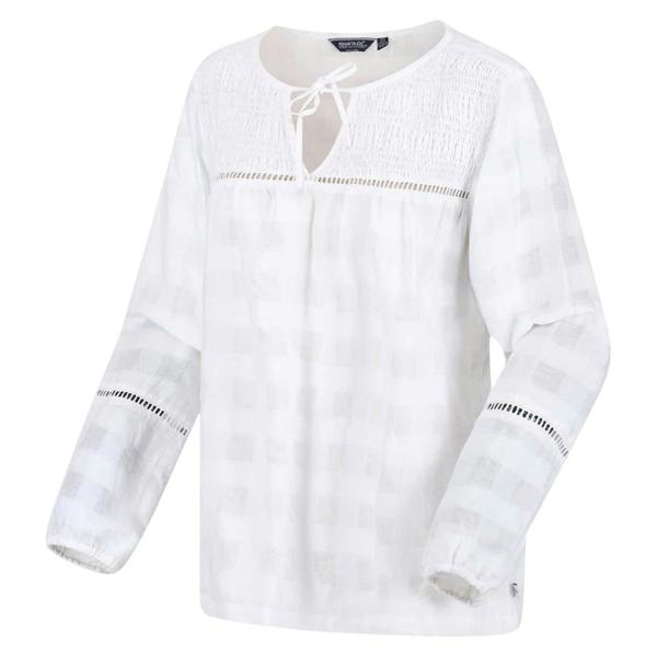 Regatta Womens/Ladies Calluna Keyhole Blouse - White - 