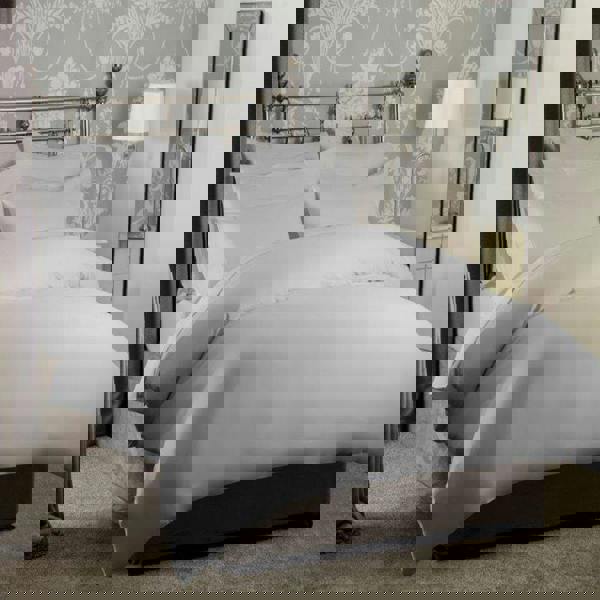 Belledorm 1200TC Cotton Duvet Cover - Silver - 