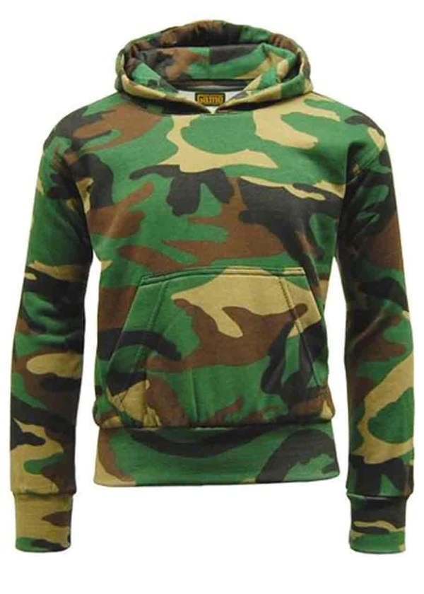 Children's Game camouflage hoodie is comfortable camouflage clothes for young adventurers