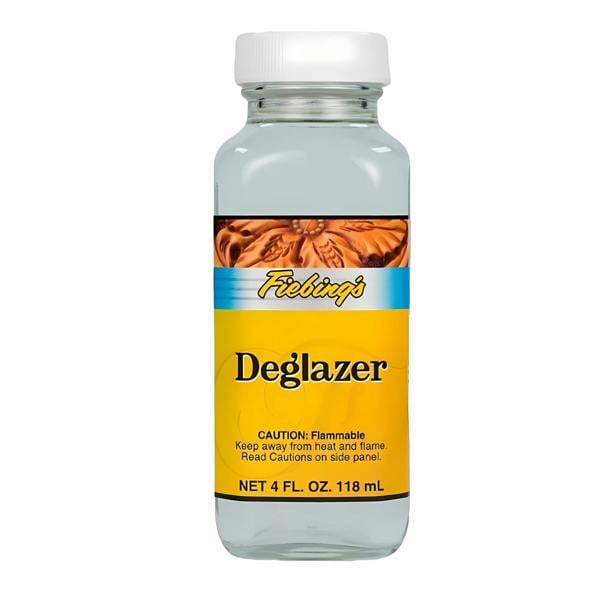 Fiebing's Leather Preparer & Deglazer - Finish Remover for Painting Prep 4oz