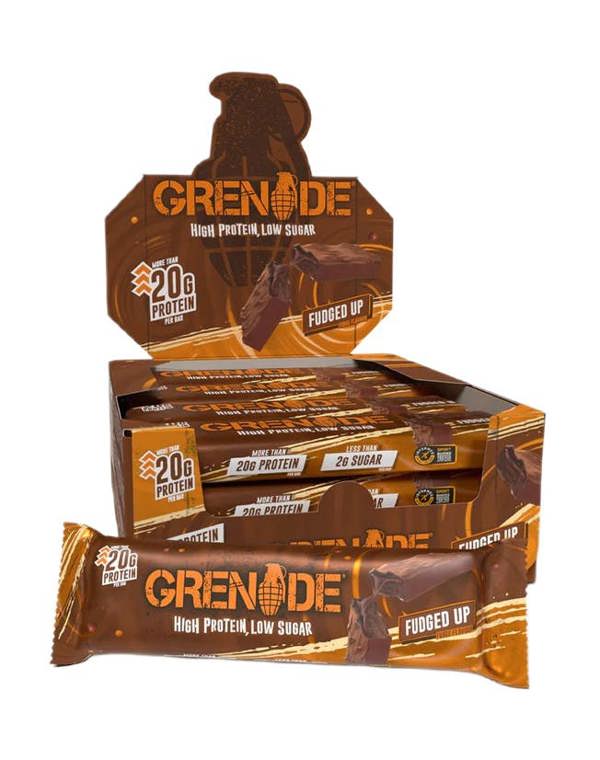 Grenade Protein Bars, Fudged Up - 12 x 60g