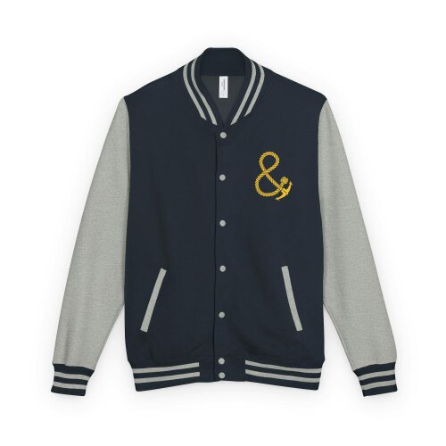 Anchor & Crew The Playmaker Basketball Club League Cotton Varsity Letterman Jacket