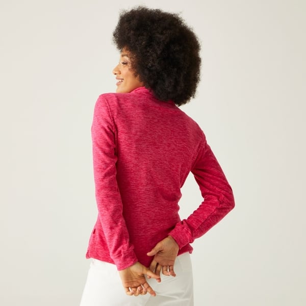 Regatta Women's Azaelia Marl Full Zip Fleece Jacket - Hot Pink