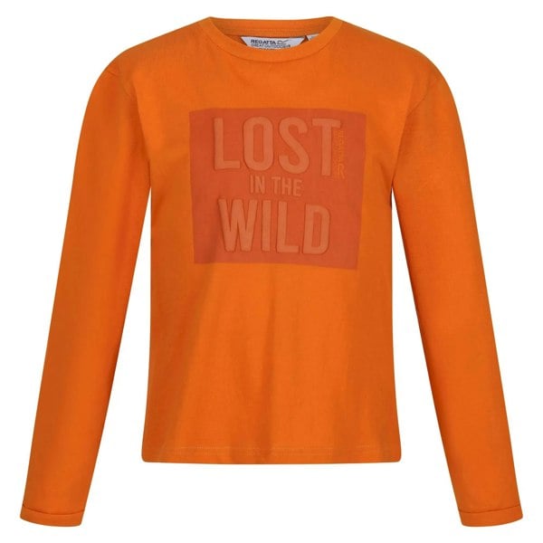Regatta Kids Wenbie III Long-Sleeved T-Shirt - Autumn Maple