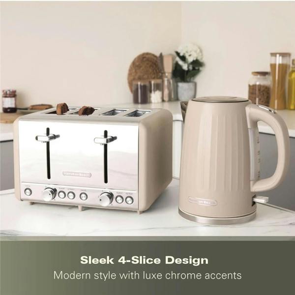Hamilton Beach Harmony 4 Slice Toaster - Cappuccino