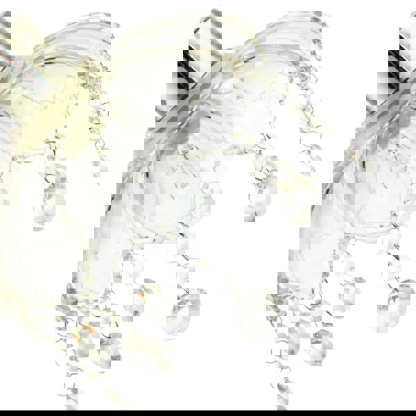 Traditional and Shabby Chic Clear Glass Easy Fit Pendant Lamp Shade Image 5