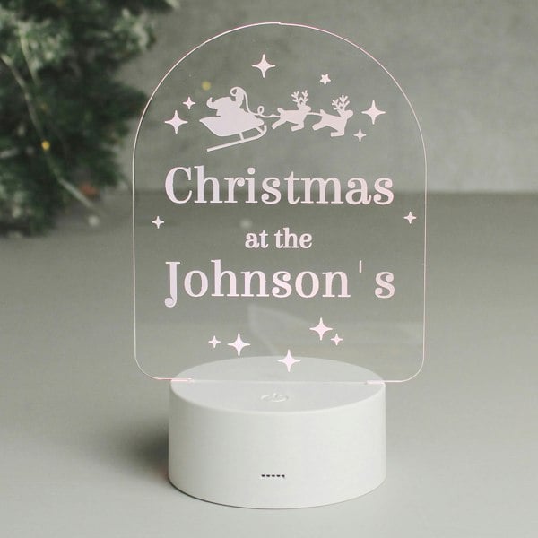 Personalised Memento Company Personalised Free Text Christmas LED Light