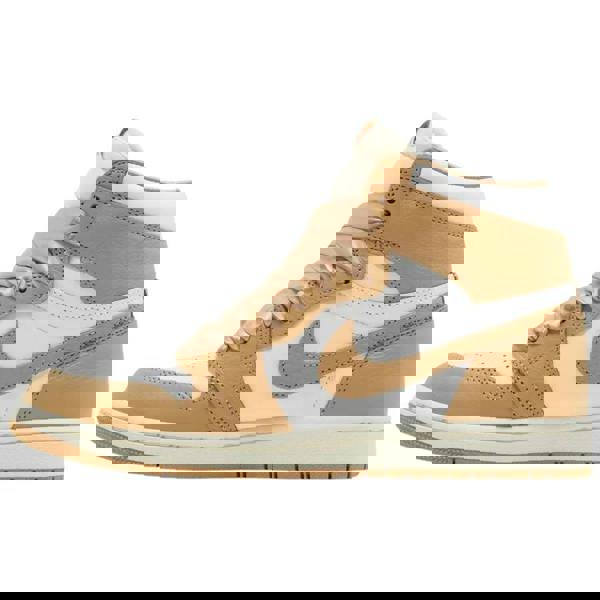 Nike Womens/Ladies Air Jordan 1 Retro OG Praline Leather High Cut Trainers - Tan - 