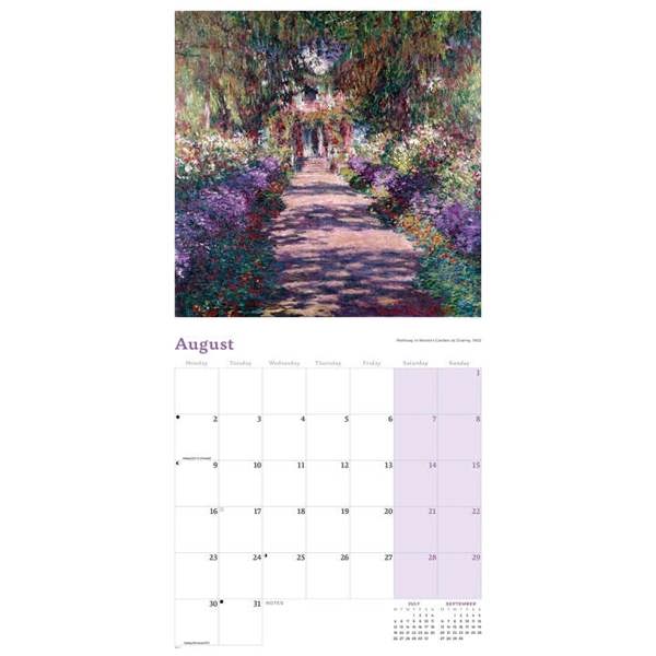 Monet Calendar 2027, Wall Calendars, Month To View, Art, Gift