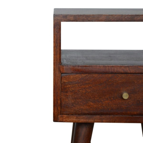 Artisan Furniture Solid Wood Mini Cherry Bedside Table