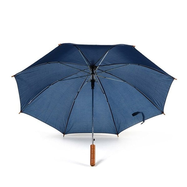 Navy Plain Cheap Jollybrolly Umbrella Under Canopy