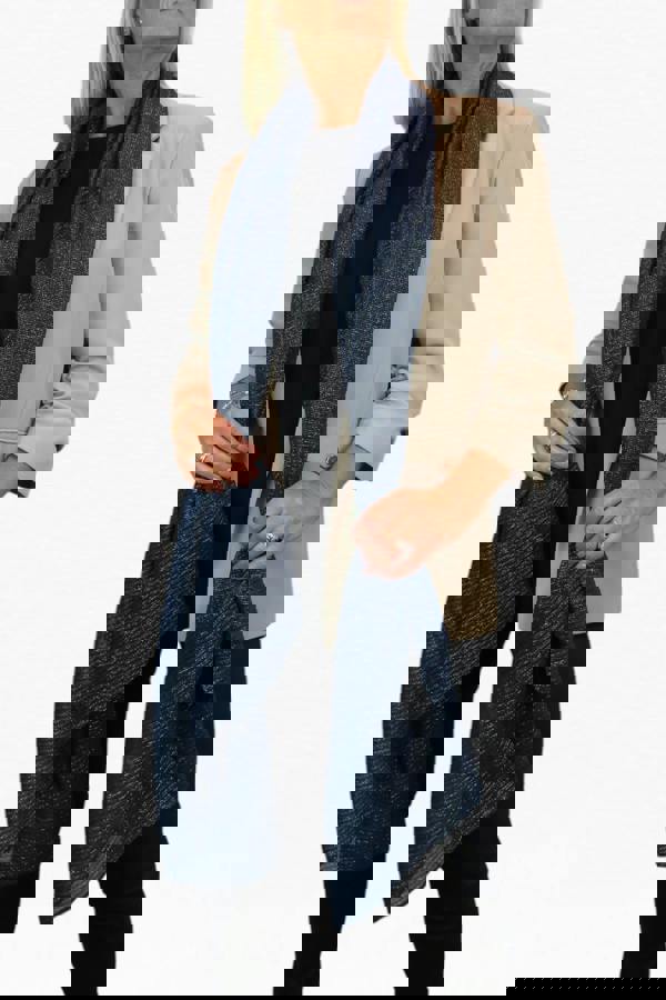 Paulo Due Golden Shimmer Large Shawl Scarf