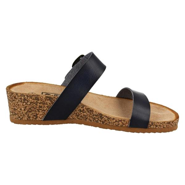 Down to Earth Ladies Down To Earth Mid Wedge Mule Sandals F12087