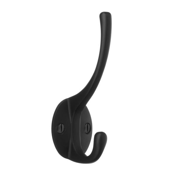 Black coat and hat hook