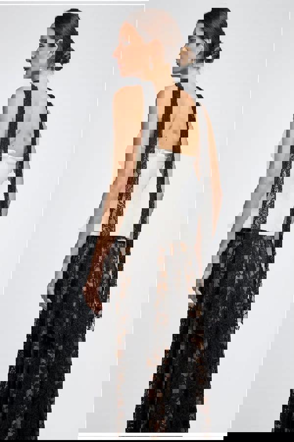 Floral Lace Scarf AC03