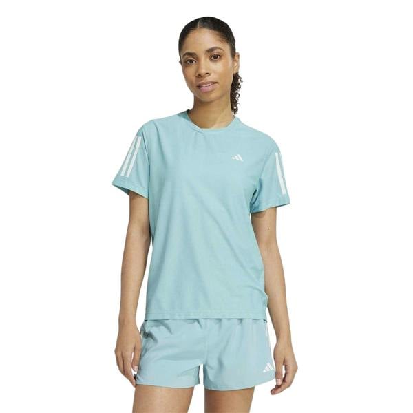 Adidas Womens/Ladies Own The Run T-Shirt - Mint - 