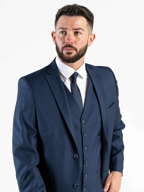 V2 Classic Oliver - Royal Blue Three Piece Suit