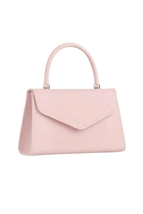 SVNX Structured Top Handle Bag in Pink