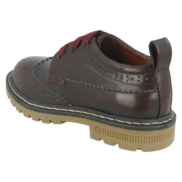 Spot On Girls Spot On Lace Up Brogue Shoes