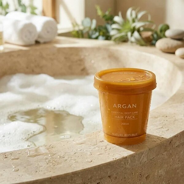 NATURE REPUBLIC Argan Essential Deep Care Hair Mask 200ml