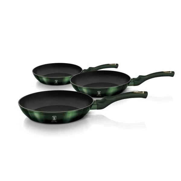Berlinger Haus Emerald Frypan Set (3 pcs) – Berlinger Haus BH/6168F