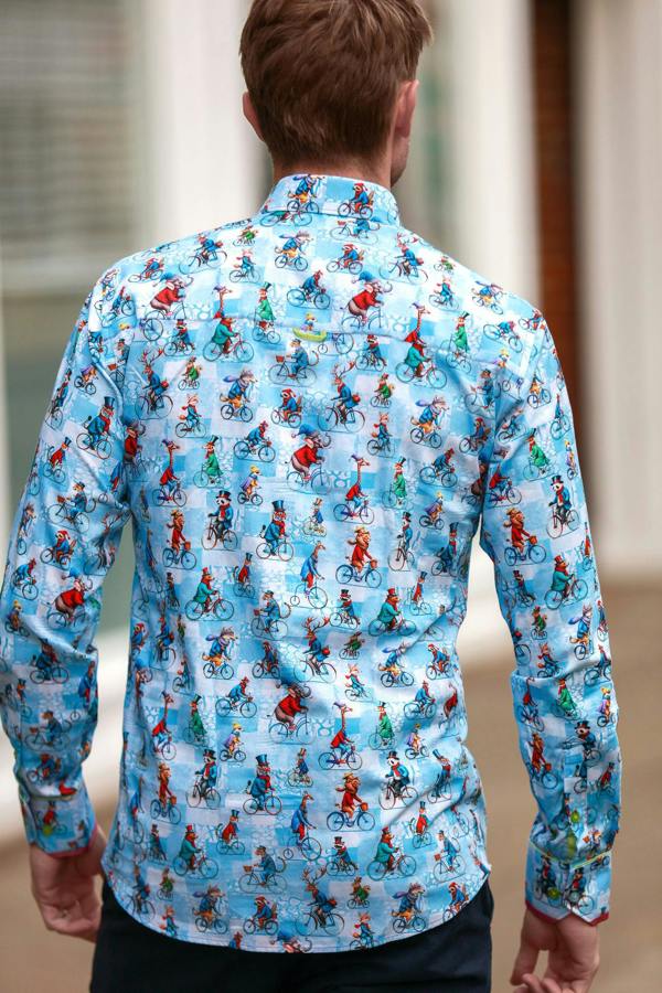 Claudio Lugli Animal Bikers Print Shirt
