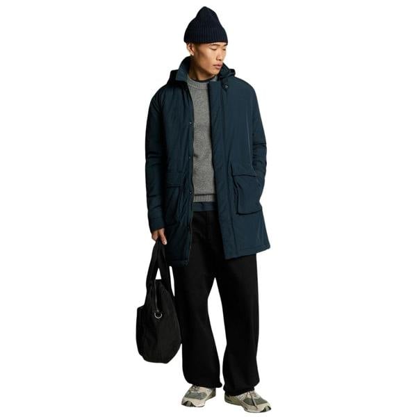 Lyle & Scott WADDED PARKA Navy Blue S