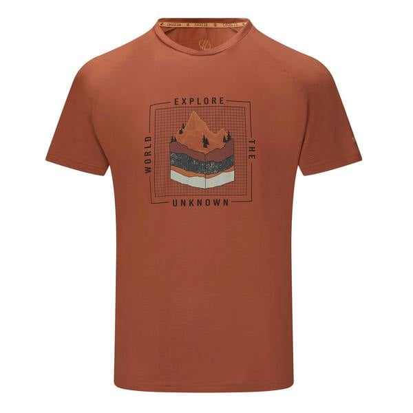 Dare 2B Mens Tech II Layered T-Shirt - Arabian Spice - 