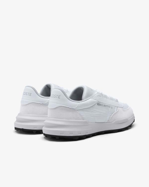 Lacoste Elite Active Evo Mens Trainers - White/Light Grey 14X