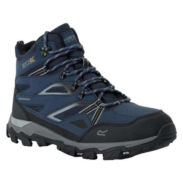 Regatta Mens Holcombe III Walking Boots - Navy/Dark Steel - 