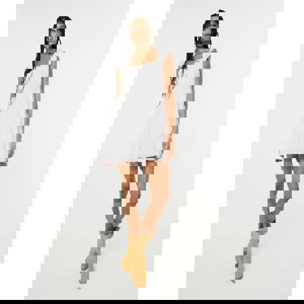 Pink Vanilla Babydoll Broderie Dress