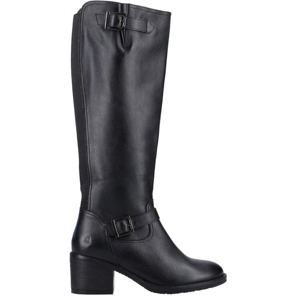 Hush Puppies Heidi Women's Boots in Black Leather