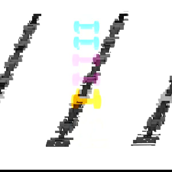 Body Revolution Neoprene Dumbbells Set with Rack