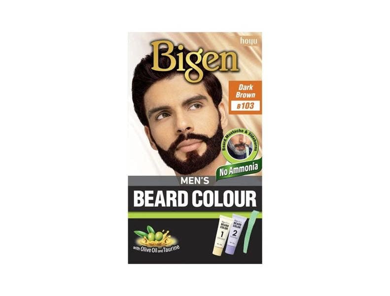 Bigen Men's Beard Colour Dark Brown B103