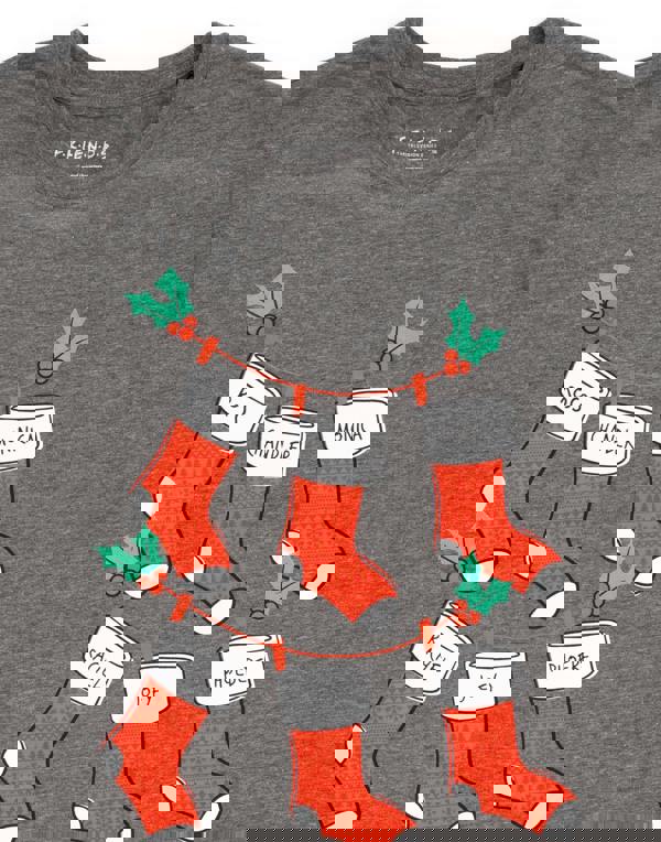 Friends Womens Grey Short Sleeved T-Shirt