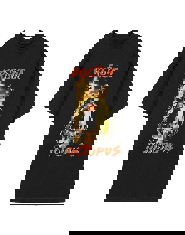 Marvel Mens Black Dr Octopus Short Sleeved T-Shirt