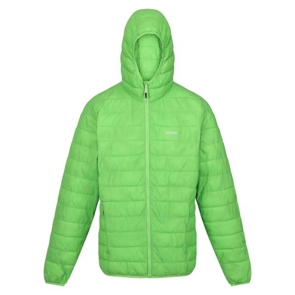 Regatta Mens Hillpack Hooded Lightweight Jacket - Jasmine Green