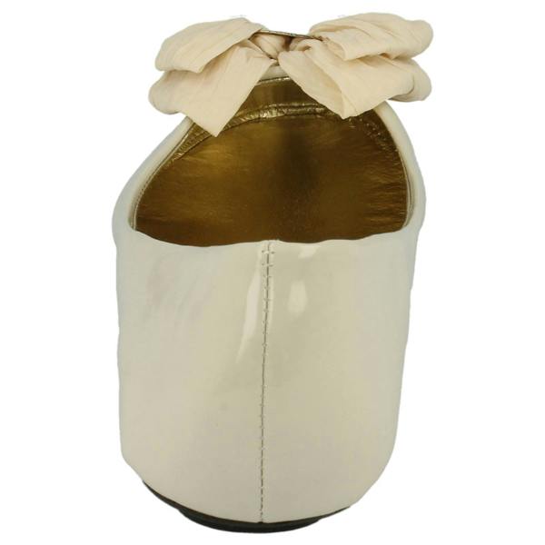 Anne Michelle Ladies Anne Michelle Bow Detail Ballet Shoes