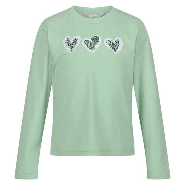 Regatta Kids Wenbie III Heart Long-Sleeved T-Shirt - Green