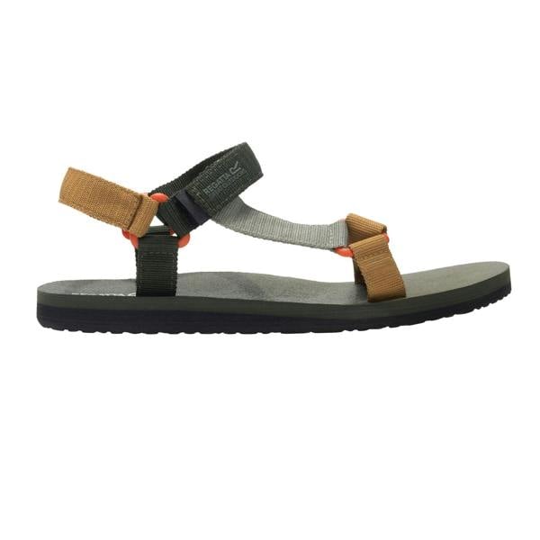 Regatta Mens Vendeavour Sandals - Dark Khaki/Wood Brown - 