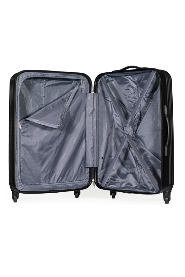 Pierre Cardin Hayley Ultra Strong ABS Luggage Hard Sided Travel Suitcase 4 Wheels